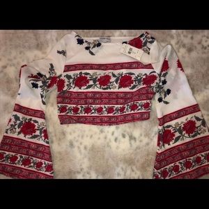 Fashion Nova floral top crop top